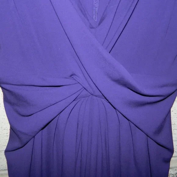 Michael Kors V-Neck Drapes Sleeveless Dress Size 4 (BB-1) - Picture 2 of 5